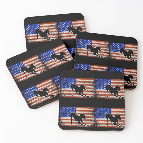 Item preview, Vintage Italian Greyhound American Flag Gift designed and sold by mouaataaz.