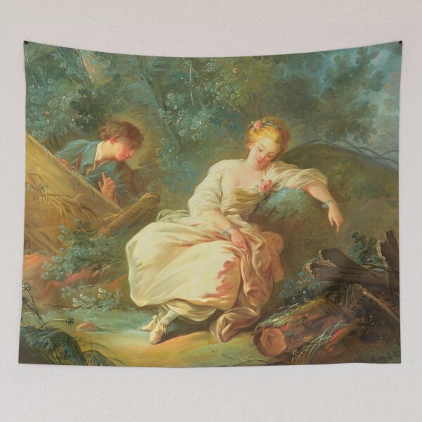 Item preview, Young Couple in a Landscape designed and sold by brushandframes.