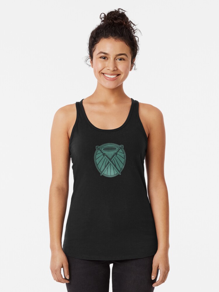 Thumbnail 1 of 3, Racerback Tank Top, Vigil Conspiracy: Knights of St. Adrian designed and sold by TheOnyxPath.
