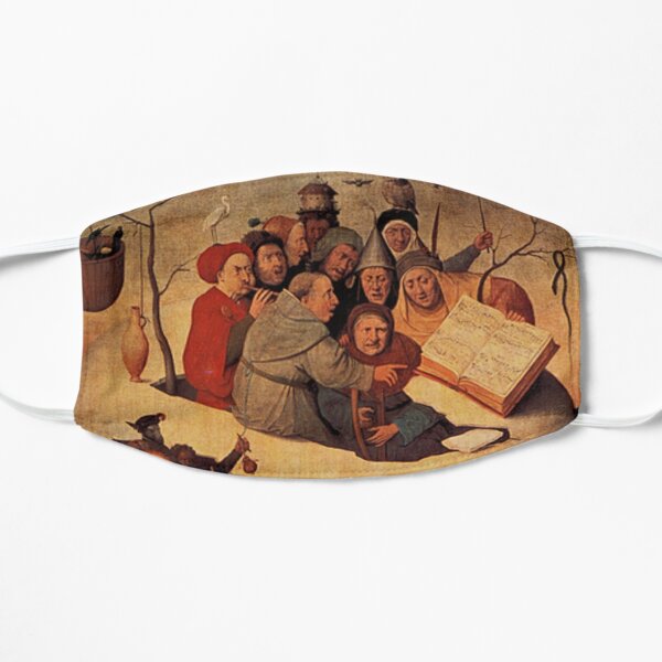 Concert in the Egg Painting by Hieronymus Bosch Mask