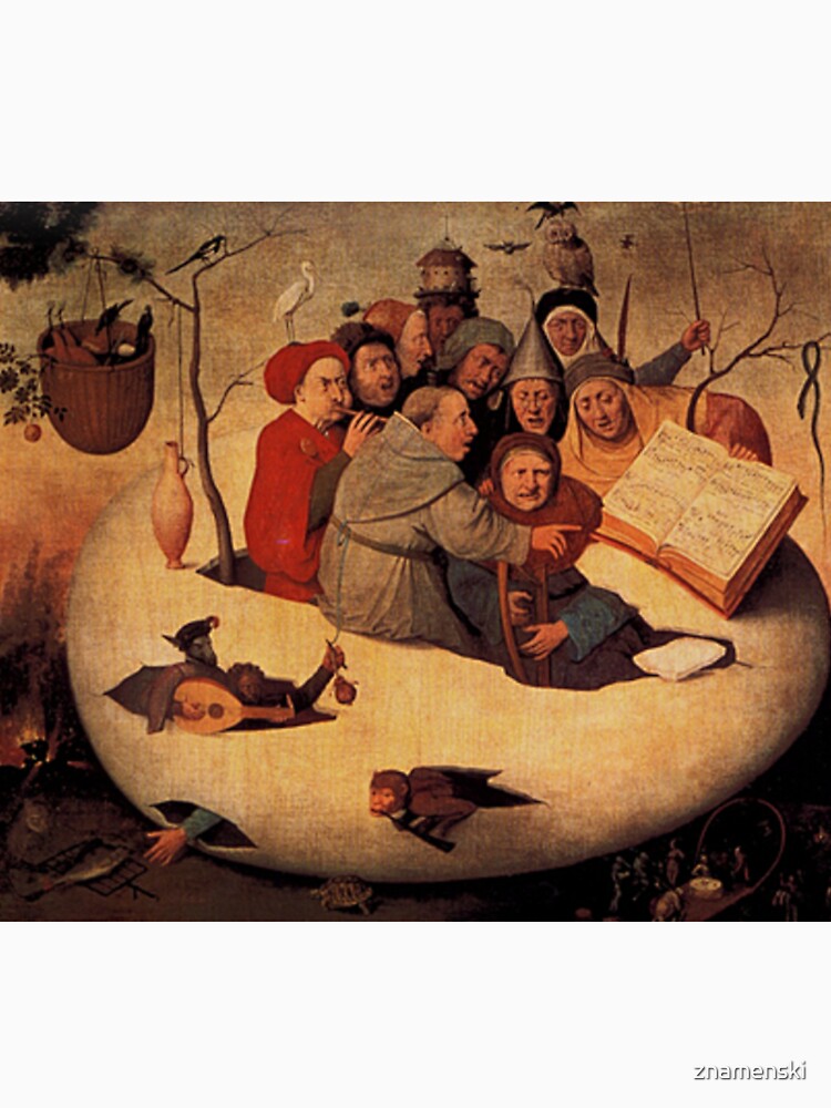 Concert in the Egg Painting by Hieronymus Bosch by znamenski