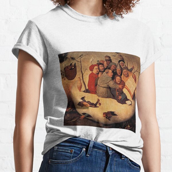 Concert in the Egg Painting by Hieronymus Bosch Classic T-Shirt