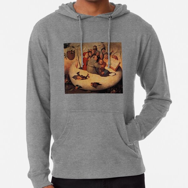 Concert in the Egg Painting by Hieronymus Bosch Lightweight Hoodie