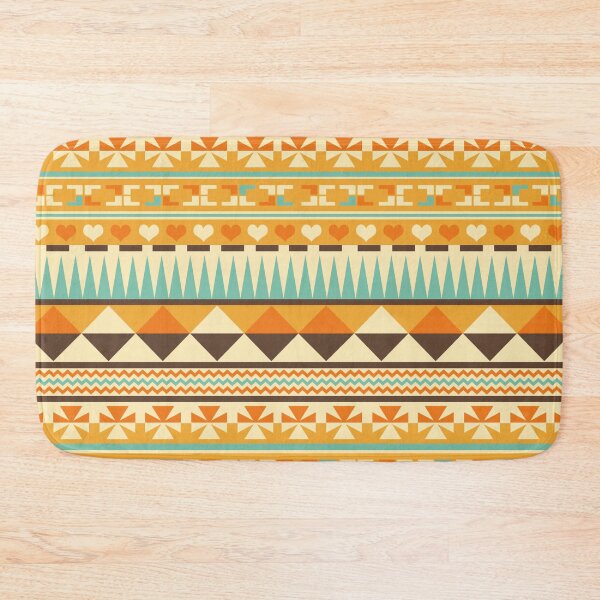 Item preview, Retro Colors Aztec Pattern Print designed and sold by frittata.