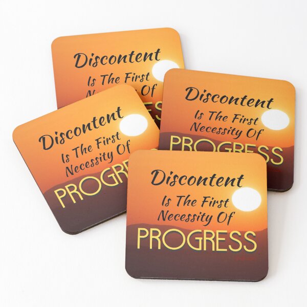Item preview, Discontent Is The First Necessity Of Progress designed and sold by dianekamikaze.
