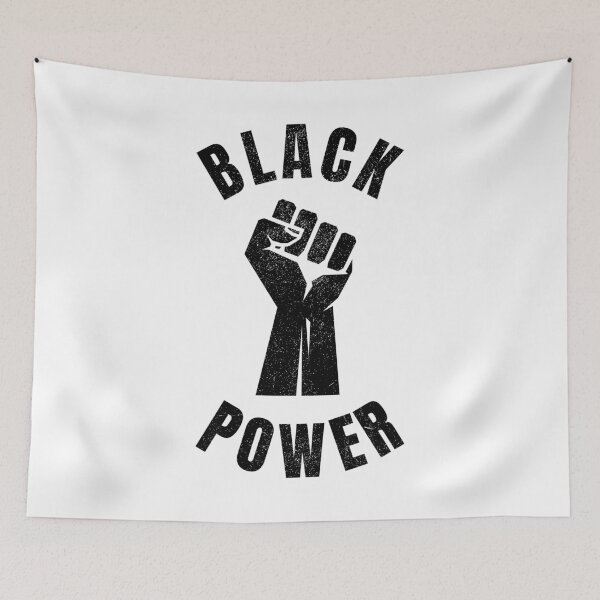 Item preview, Black Power Fist, Distressed Style designed and sold by EstelleStar.