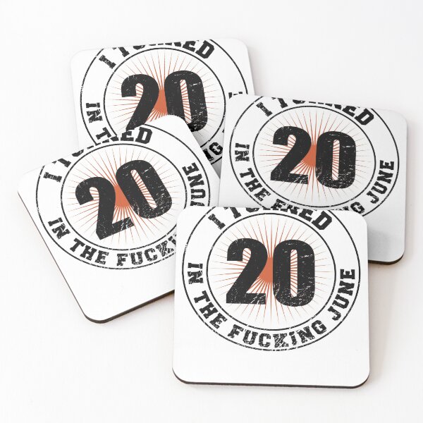 Item preview, 20th Birthday June Logo Saying fucking June designed and sold by shurikaner.