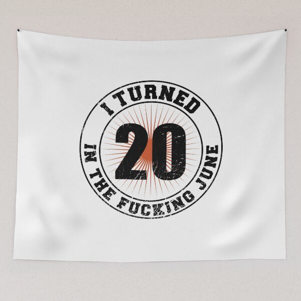 Item preview, 20th Birthday June Logo Saying fucking June designed and sold by shurikaner.