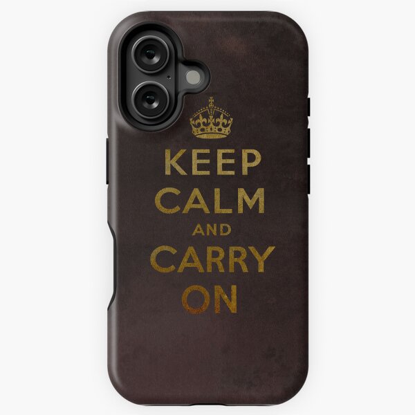 Item preview, Keep Calm and Carry One Grunge Dark Brown Background designed and sold by houk.