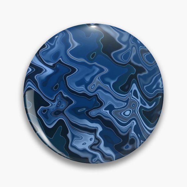 Item preview, Melted Blue Chrome designed and sold by bloomingvine.