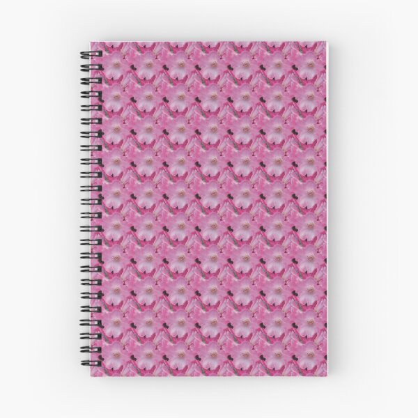 Item preview, Pink rhododendron repeat designed and sold by LittleBettyMakes.