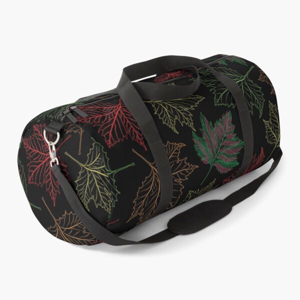 Item preview, Colorful outlined maple fall leaves pattern designed and sold by The Pattern Mill.