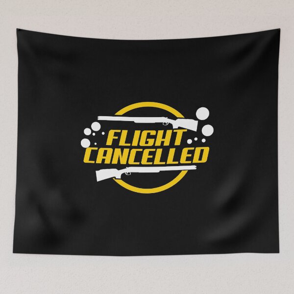 Item preview, Flight Cancelled Wurfscheibeschießen product für Tontaubenfans print designed and sold by AYDreamers.