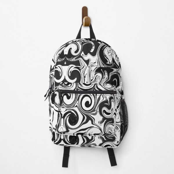 Item preview, Hidden Masks In Swirly Black Ink Pattern designed and sold by Zilpa’s Prints.