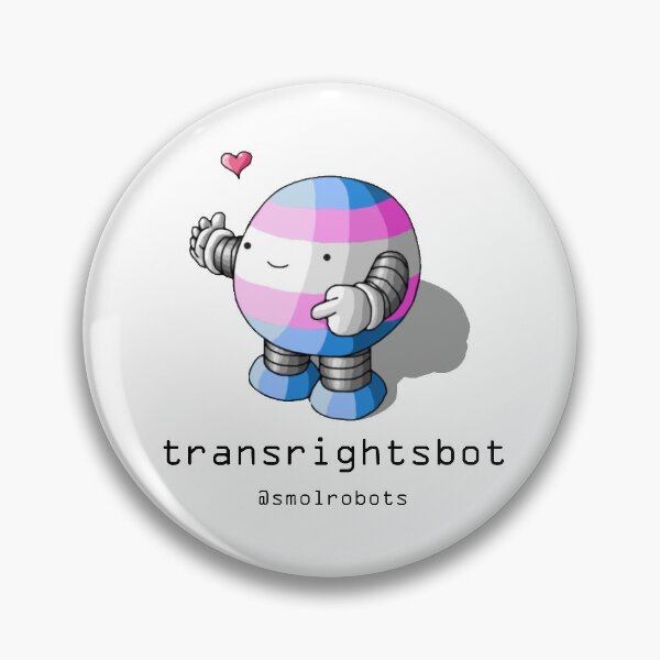 Item preview, Transrightsbot designed and sold by smolrobots.
