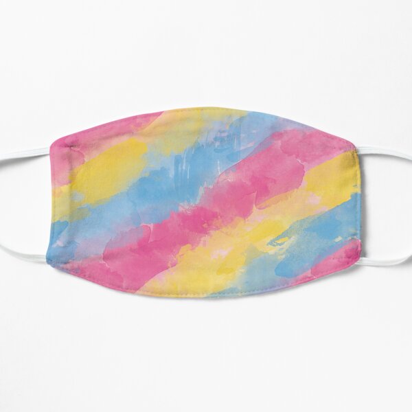 Pan Watercolor Pride Flat Mask