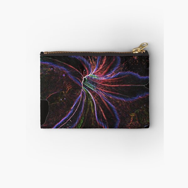Item preview, Neon Red/Blue And Black Floral Design designed and sold by WildandDivine.