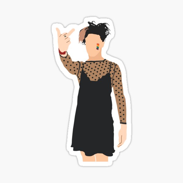 Yungblud Block Colour Dress Sticker