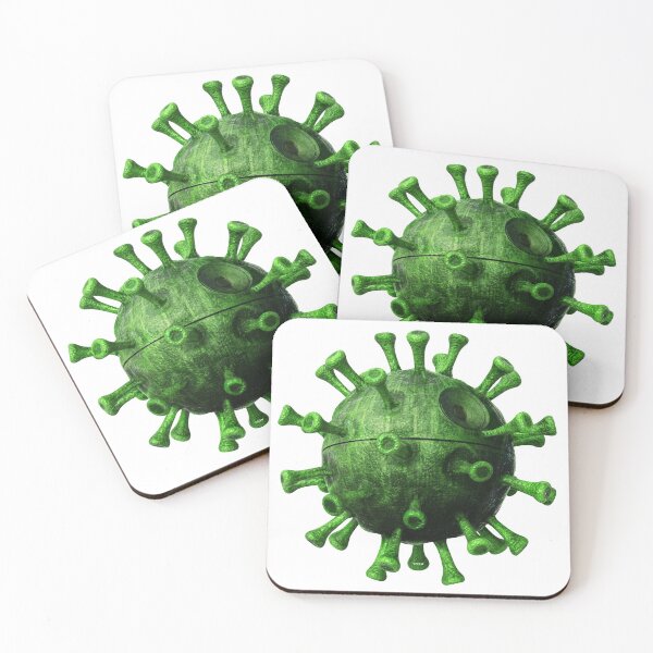 Item preview, fight covid (green death planet version) designed and sold by Radu-Gabriel.