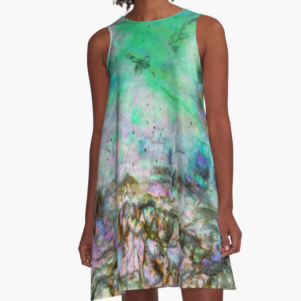 Mermaid Texture 3 A-Line Dress