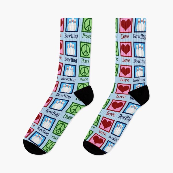 Item preview, Peace Love Bowling designed and sold by Epic Love Designs.