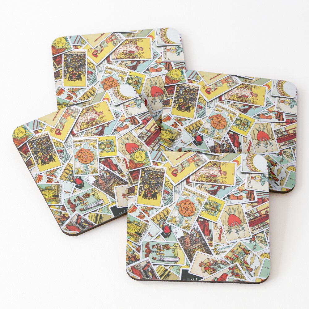 Tarot Card Collection Coasters (Set of 4)