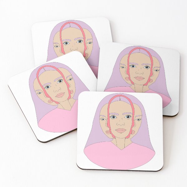 Item preview, split face pastel designed and sold by cool stickerz.