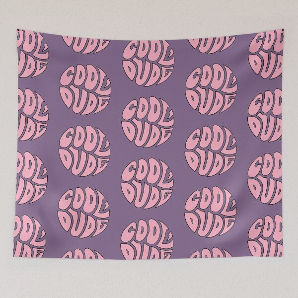 Item preview, Cool, Dude (Pink and Purple) designed and sold by alainakozyart.