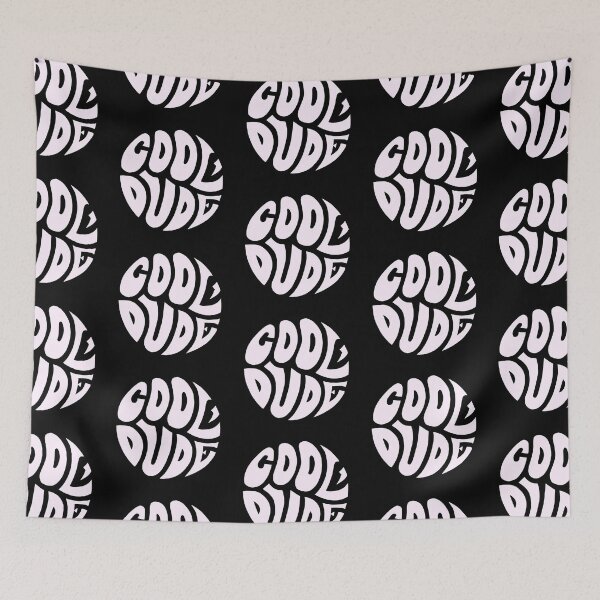 Item preview, Cool, Dude (Black and White) designed and sold by alainakozyart.