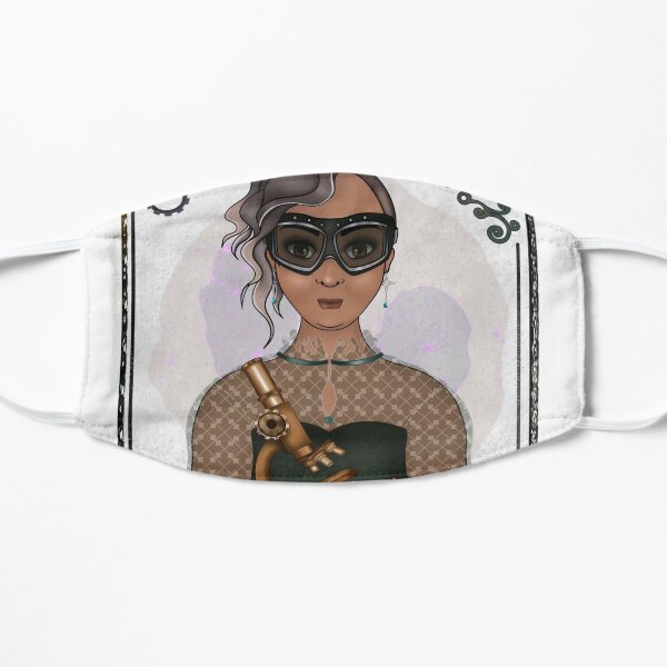 Immunologist (STEAMpunk Art) Flat Mask