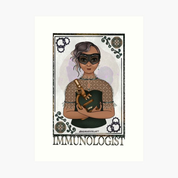 Immunologist (STEAMpunk Art) Art Print