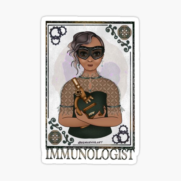 Immunologist (STEAMpunk Art) Sticker