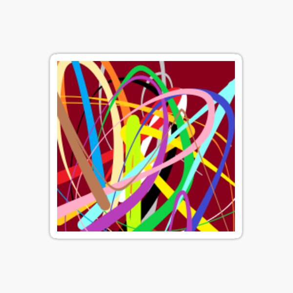 Not knotted up Sticker