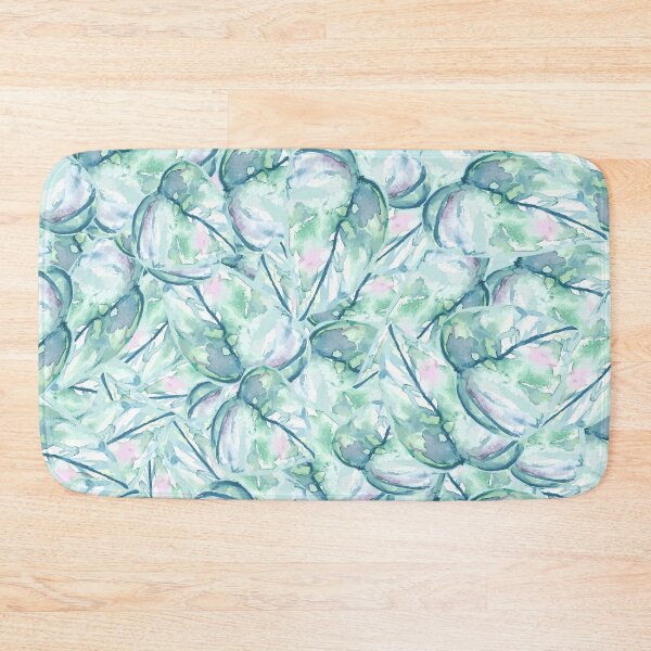 Item preview, Blue and Green Watercolor Leaves designed and sold by kmoblenes.