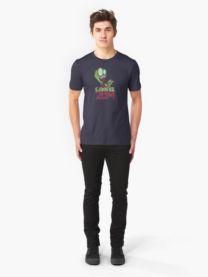 Alternate view of Cadaver Zom! Slim Fit T-Shirt
