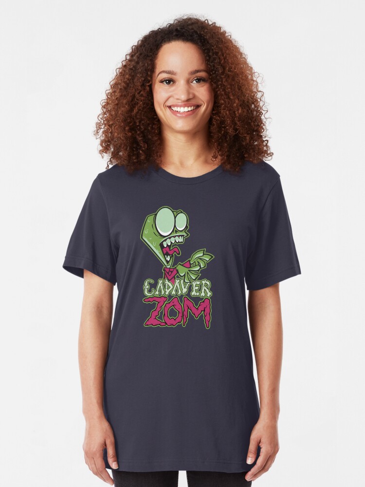 Alternate view of Cadaver Zom! Slim Fit T-Shirt