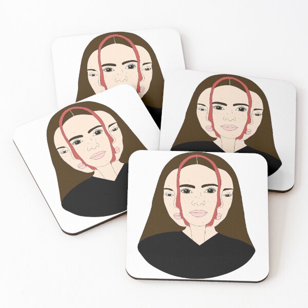 Item preview, freckled split face designed and sold by cool stickerz.