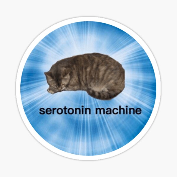 Item preview, Serotonin Machine Cat  designed and sold by GiltchHorror.