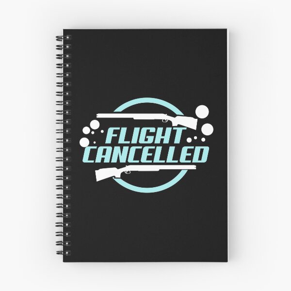 Item preview, Flight Cancelled Wurfscheibeschießen print für Tontaubenfans graphic designed and sold by AYDreamers.