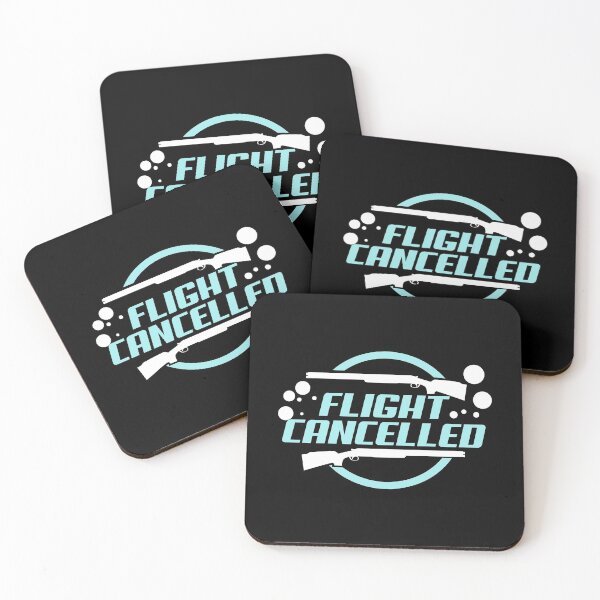 Item preview, Flight Cancelled Wurfscheibeschießen print für Tontaubenfans graphic designed and sold by AYDreamers.