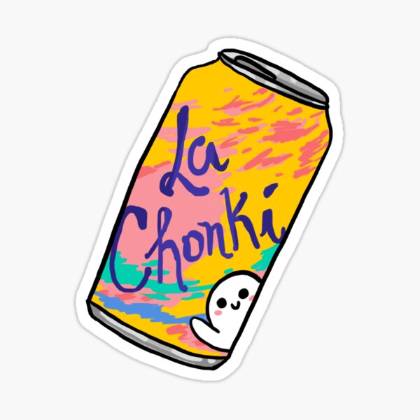 la chonki seltzer sticker by chonkikage redbubble