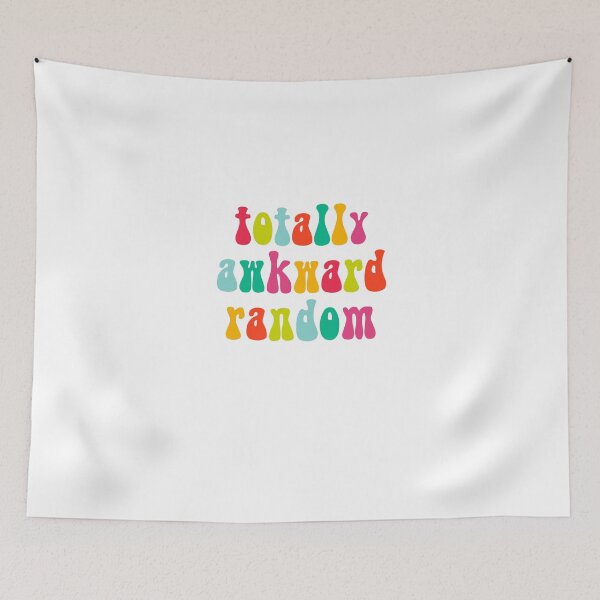 Item preview, harry styles “totally awkward random” rainbow quote designed and sold by goldenkiwisugar.