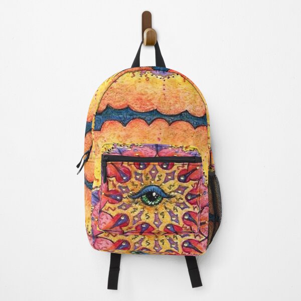 Item preview, Eye Mandala / Sunny All Seeing Eye / Citrus Colors / Evil Eye / Hippie Art designed and sold by artenvironments.