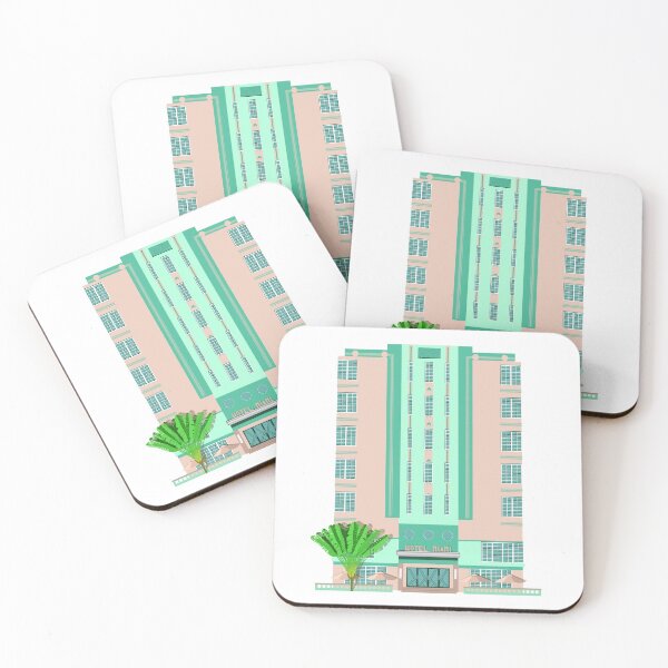 Item preview, Miami Art Deco Hotel designed and sold by jenbucheli.