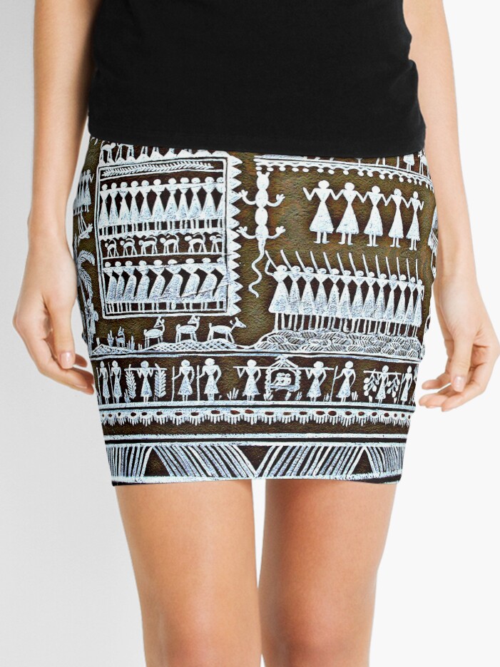 Graffiti Heart Pleated Skirt  Kate Hewko