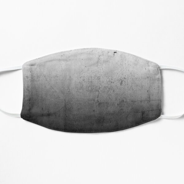 Black Ombre on Concrete Texture Flat Mask