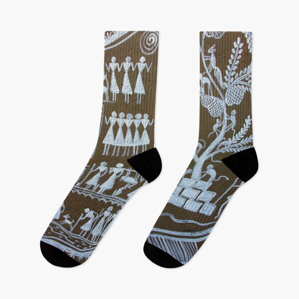 Item preview, Saura Painting Graffiti, Tribal Art, Odisha, India  designed and sold by worldways.