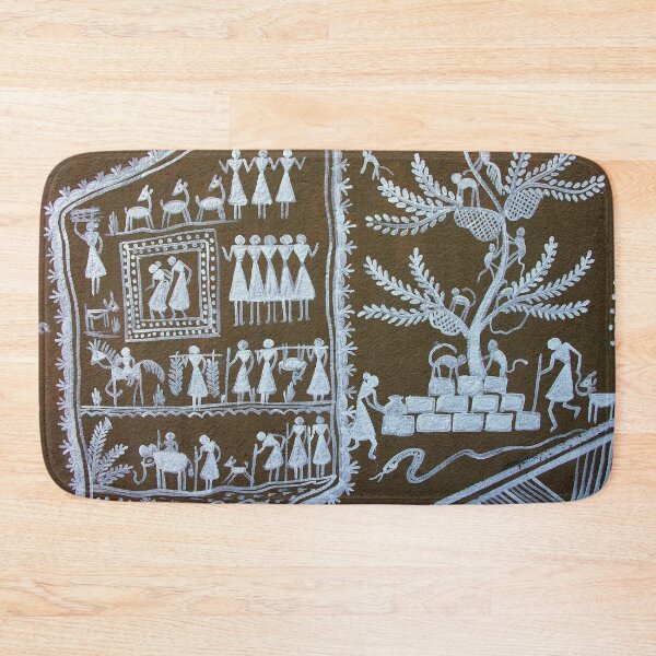 Item preview, Saura Painting Graffiti, Tribal Art, Odisha, India  designed and sold by worldways.
