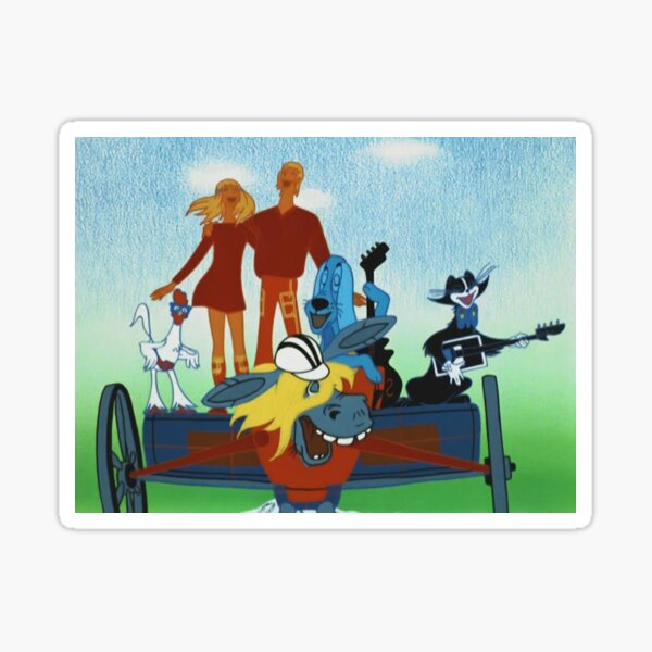 The Musicians from Bremen, Old Soviet Cartoon Sticker