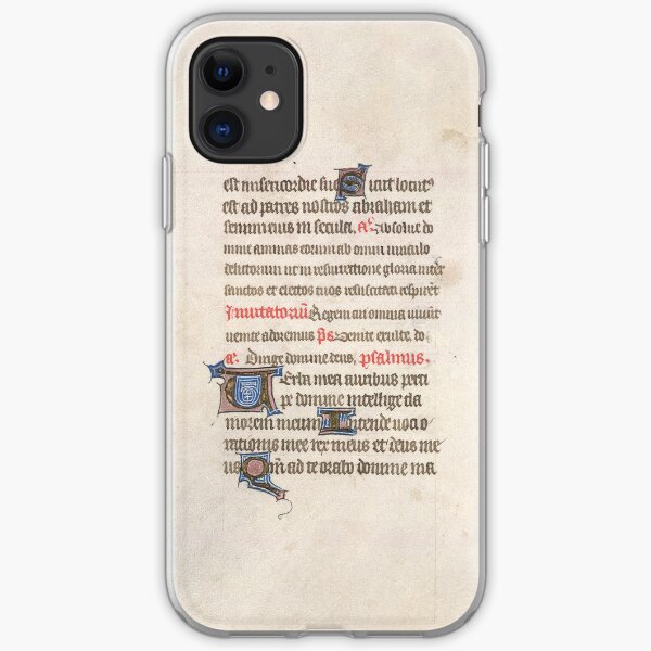 Medieval Illuminated Manuscript iPhone Soft Case